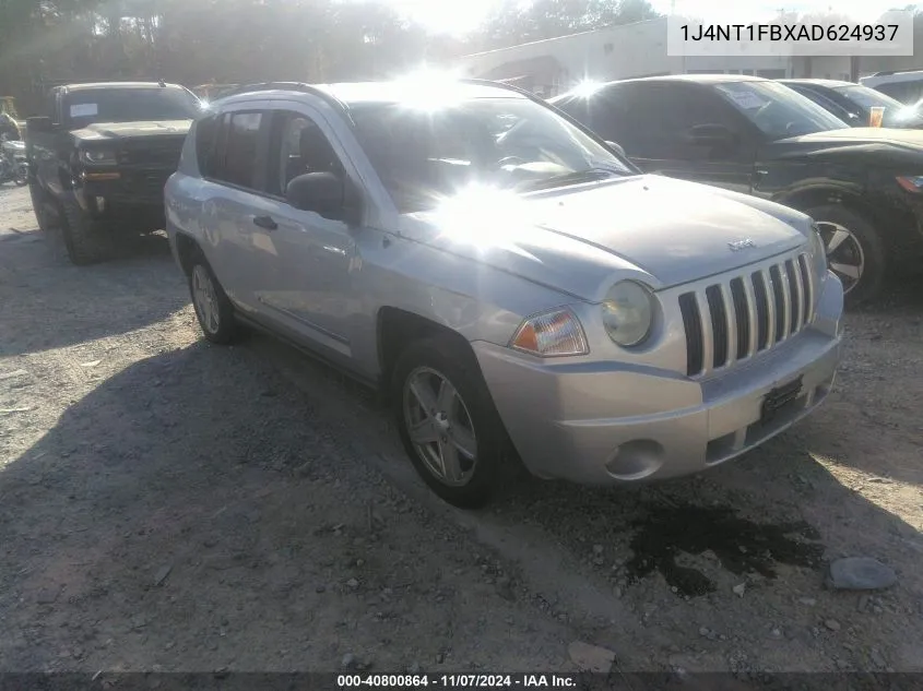 2010 Jeep Compass Sport VIN: 1J4NT1FBXAD624937 Lot: 40800864