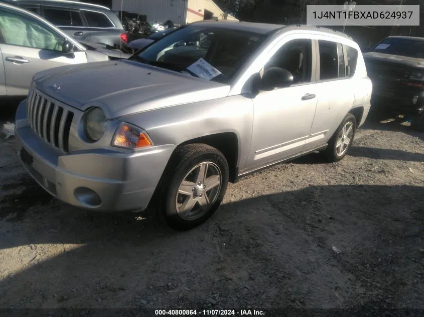 2010 Jeep Compass Sport VIN: 1J4NT1FBXAD624937 Lot: 40800864