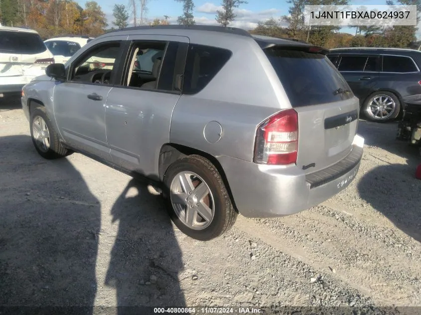 2010 Jeep Compass Sport VIN: 1J4NT1FBXAD624937 Lot: 40800864