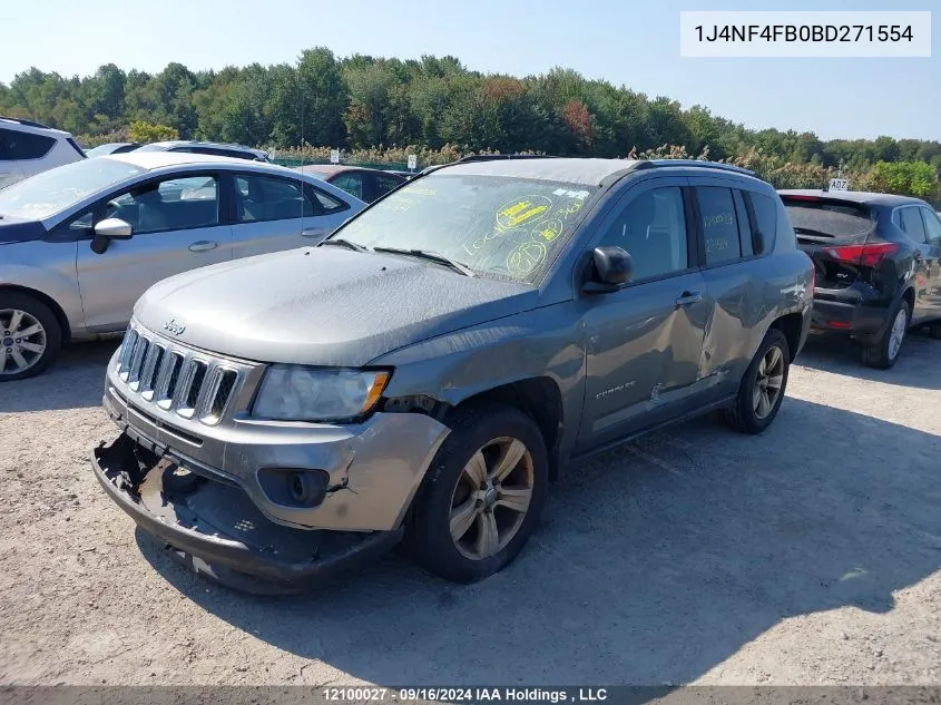 1J4NF4FB0BD271554 2011 Jeep Compass