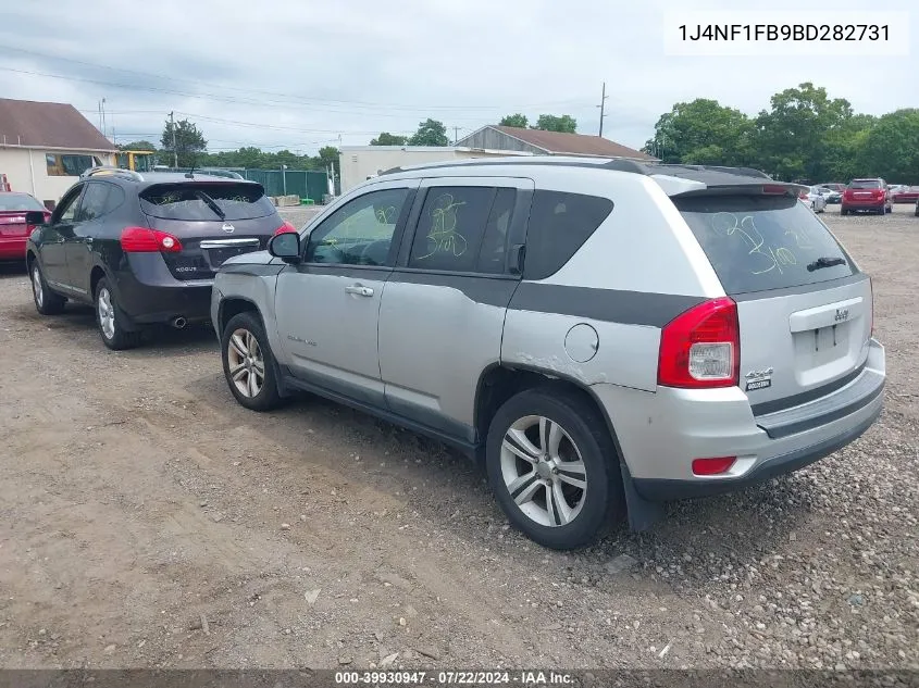 2011 Jeep Compass VIN: 1J4NF1FB9BD282731 Lot: 39930947