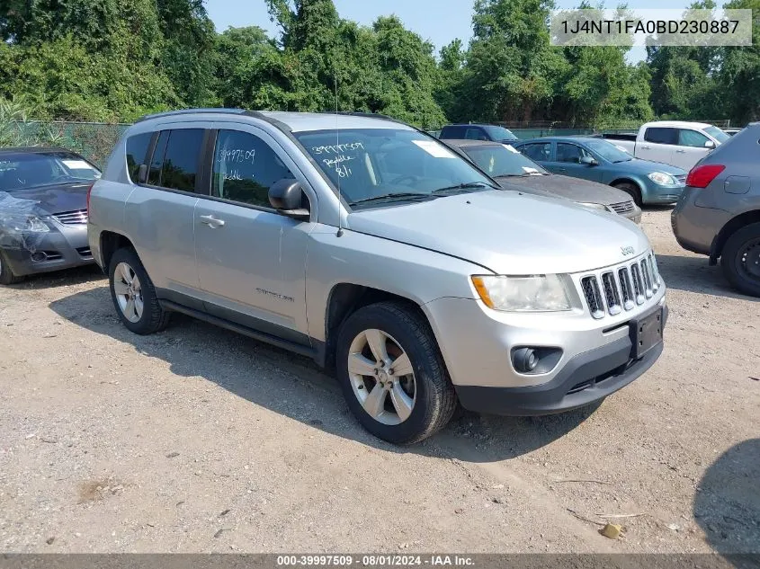 1J4NT1FA0BD230887 2011 Jeep Compass