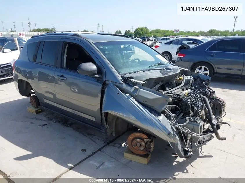 2011 Jeep Compass VIN: 1J4NT1FA9BD267307 Lot: 40014816