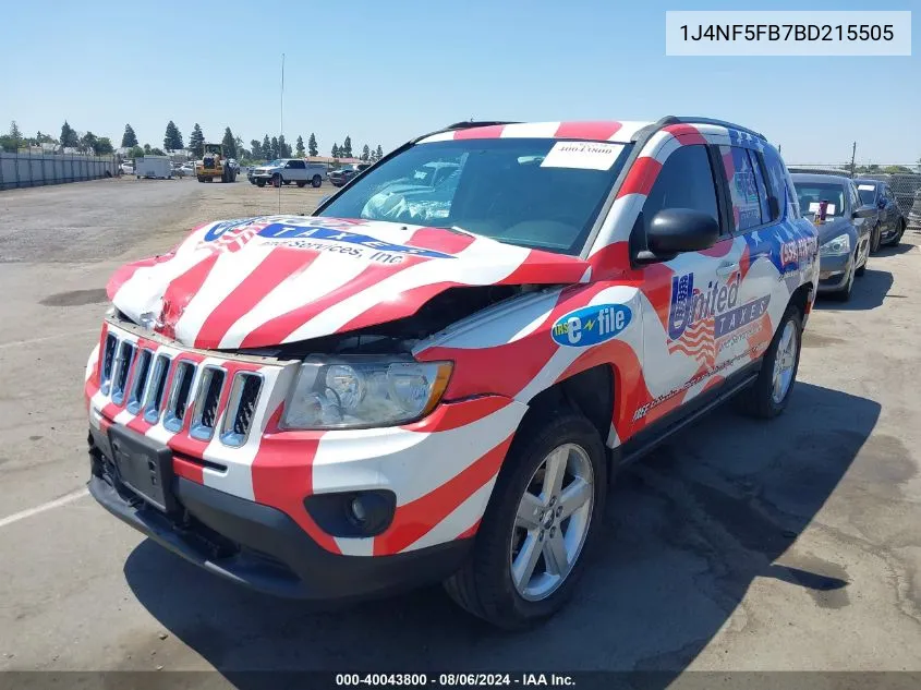 1J4NF5FB7BD215505 2011 Jeep Compass Limited