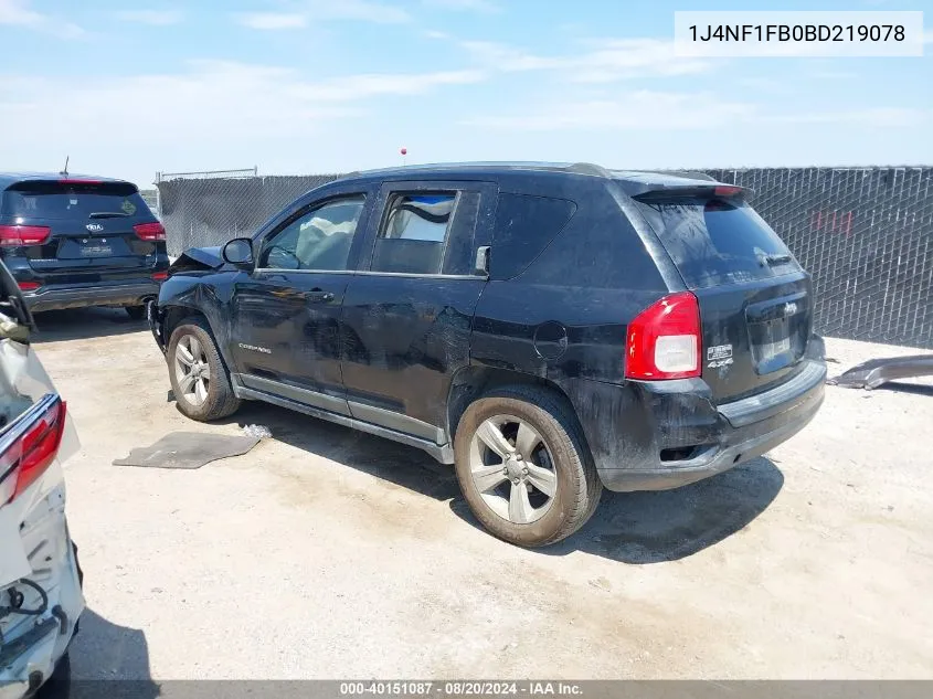 1J4NF1FB0BD219078 2011 Jeep Compass Sport