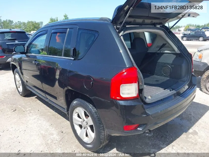 2011 Jeep Compass VIN: 1J4NF1FB2BD135828 Lot: 40162516