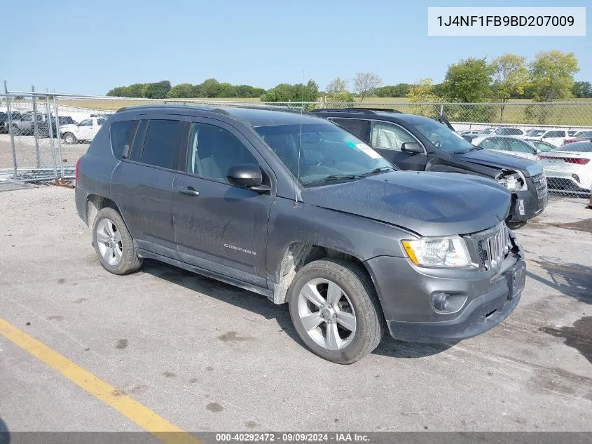 2011 Jeep Compass VIN: 1J4NF1FB9BD207009 Lot: 40292472