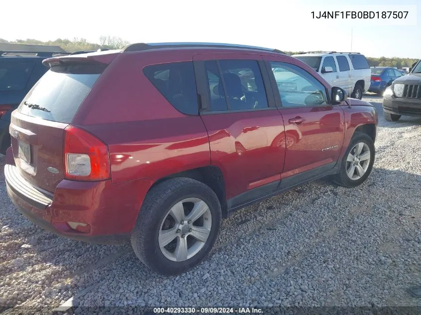 1J4NF1FB0BD187507 2011 Jeep Compass