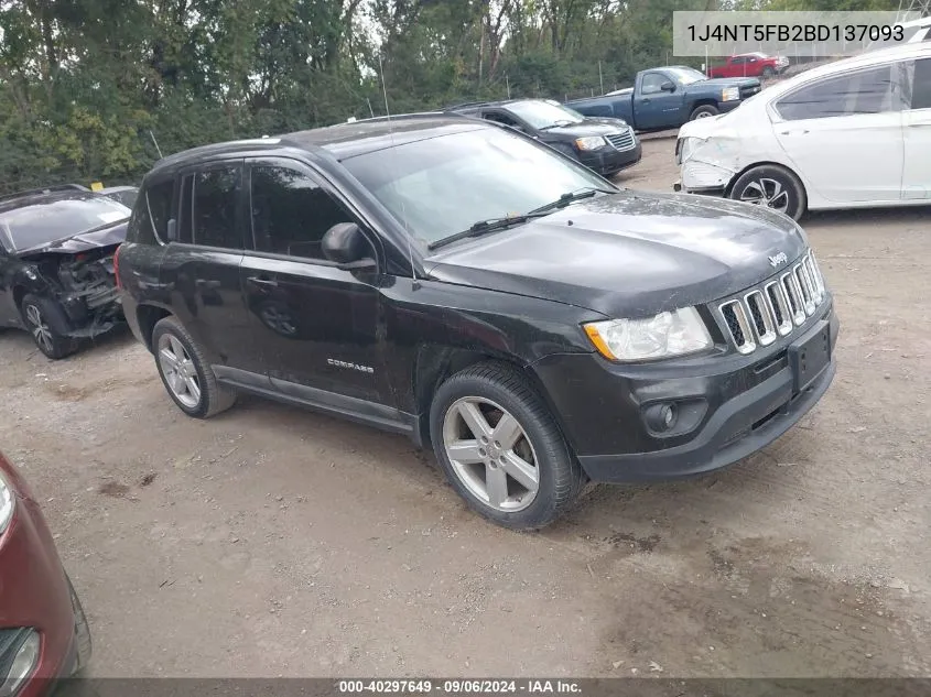 2011 Jeep Compass Limited VIN: 1J4NT5FB2BD137093 Lot: 40297649