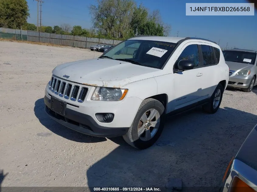 1J4NF1FBXBD266568 2011 Jeep Compass Sport