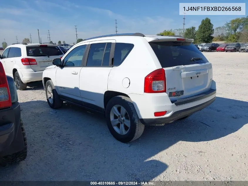 2011 Jeep Compass Sport VIN: 1J4NF1FBXBD266568 Lot: 40310685