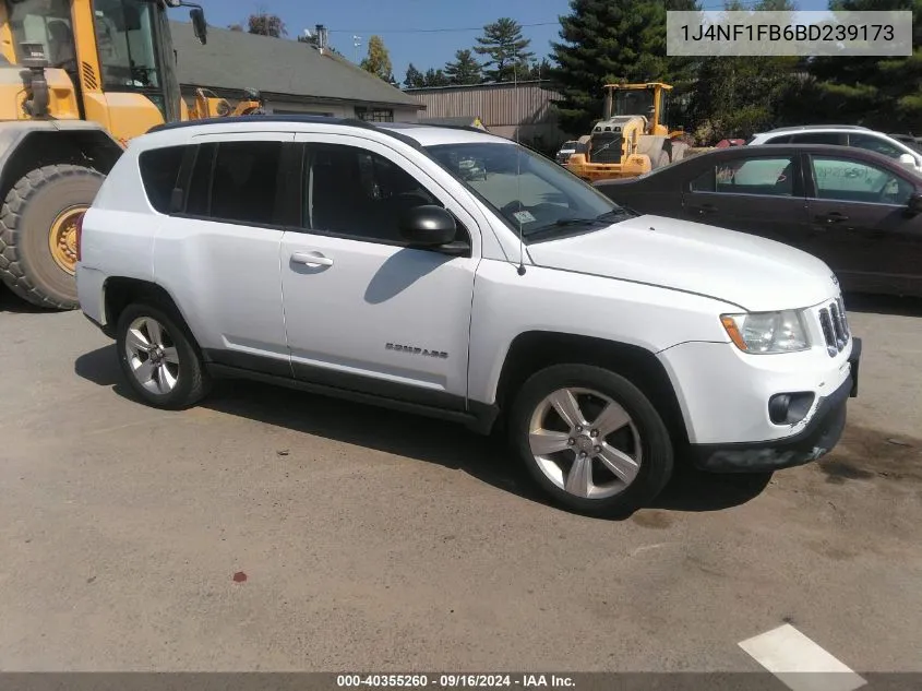 2011 Jeep Compass Sport VIN: 1J4NF1FB6BD239173 Lot: 40355260