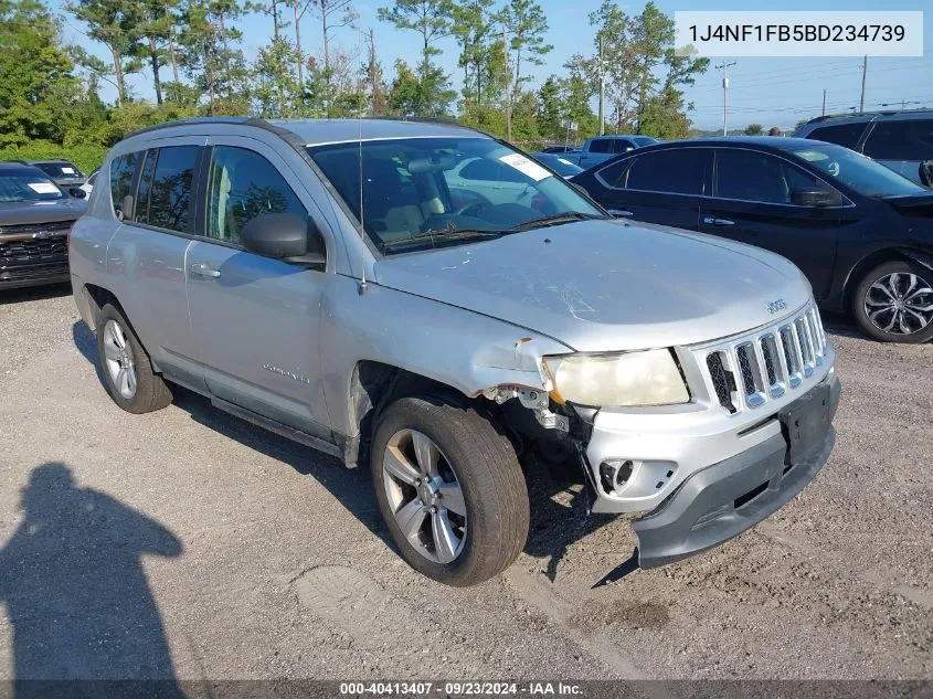 1J4NF1FB5BD234739 2011 Jeep Compass Sport