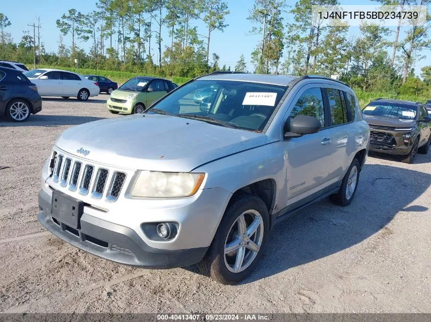 1J4NF1FB5BD234739 2011 Jeep Compass Sport