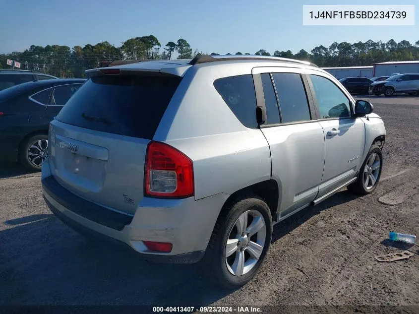 2011 Jeep Compass Sport VIN: 1J4NF1FB5BD234739 Lot: 40413407