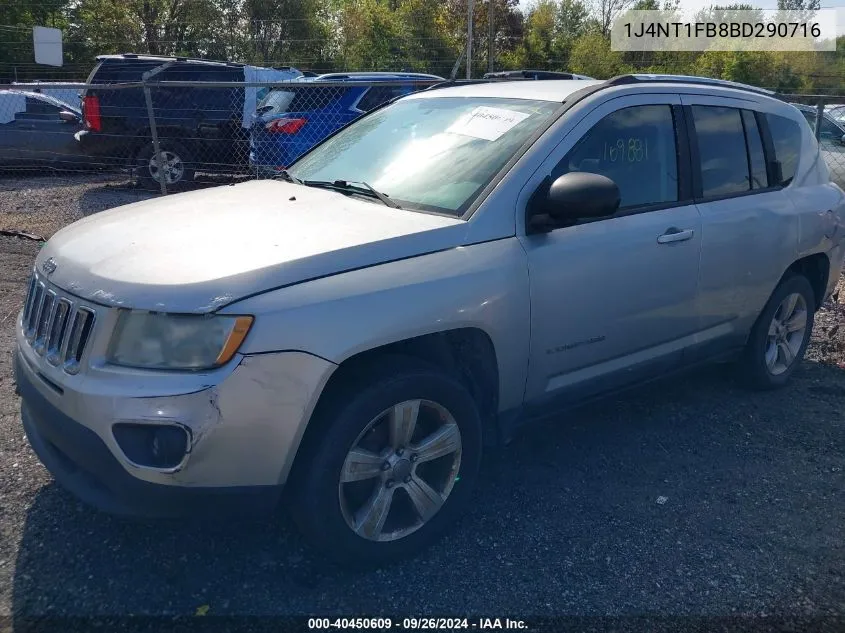 2011 Jeep Compass Sport VIN: 1J4NT1FB8BD290716 Lot: 40450609