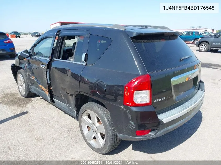 2011 Jeep Compass Limited VIN: 1J4NF5FB4BD176548 Lot: 40482551