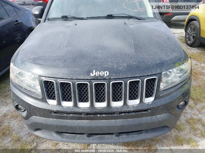 2011 Jeep Compass Limited VIN: 1J4NT5FB9BD137494 Lot: 40490690