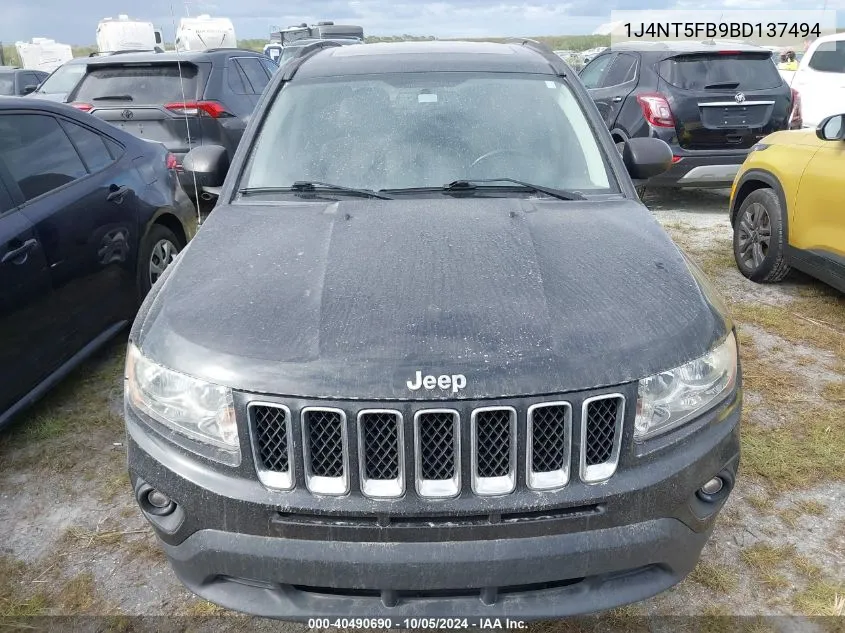 2011 Jeep Compass Limited VIN: 1J4NT5FB9BD137494 Lot: 40490690