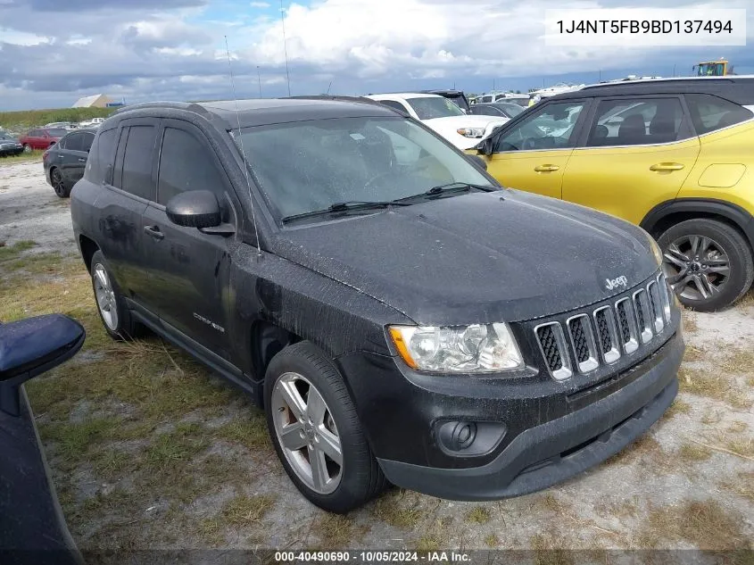 1J4NT5FB9BD137494 2011 Jeep Compass Limited