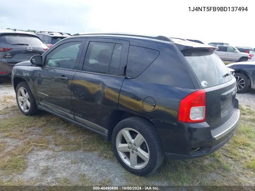 1J4NT5FB9BD137494 2011 Jeep Compass Limited