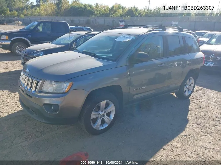 2011 Jeep Compass Sport VIN: 1J4NF1FB0BD263307 Lot: 40501943