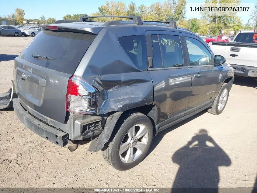 2011 Jeep Compass Sport VIN: 1J4NF1FB0BD263307 Lot: 40501943