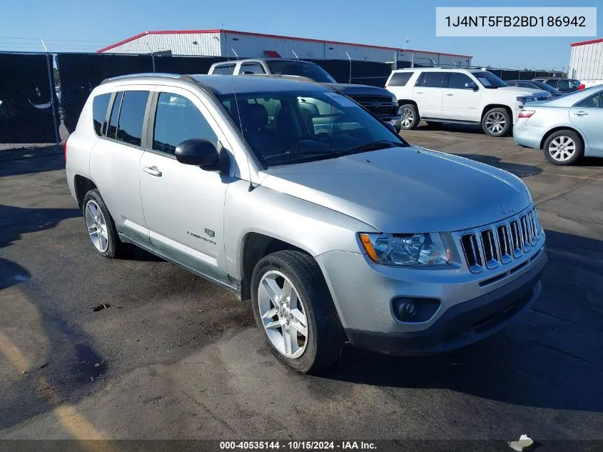 2011 Jeep Compass Limited VIN: 1J4NT5FB2BD186942 Lot: 40535144