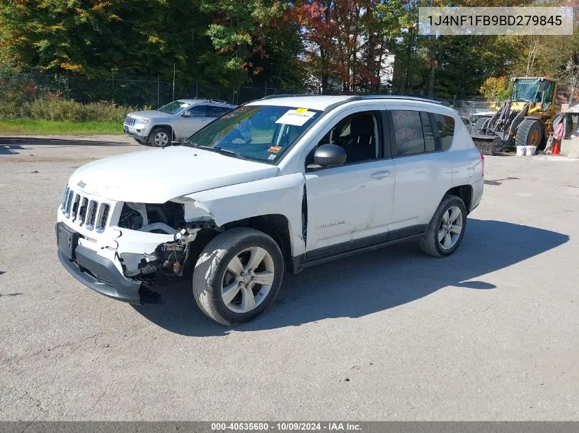 2011 Jeep Compass VIN: 1J4NF1FB9BD279845 Lot: 40535680