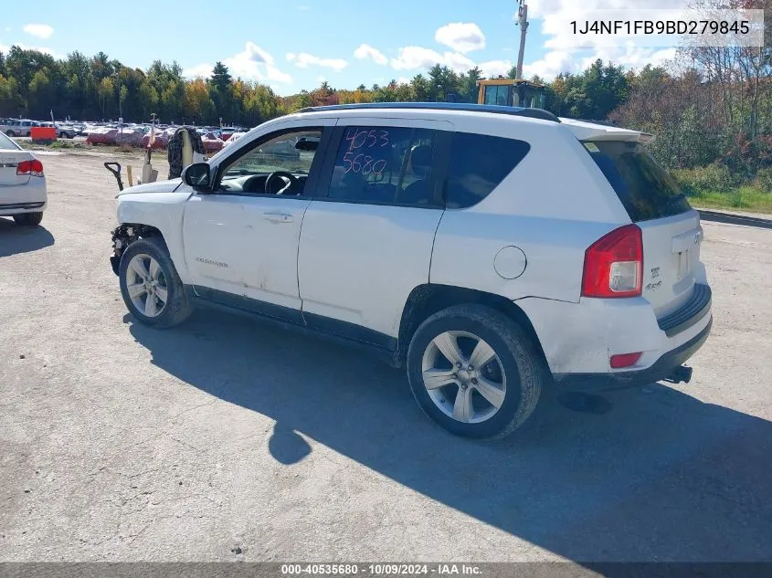 2011 Jeep Compass VIN: 1J4NF1FB9BD279845 Lot: 40535680