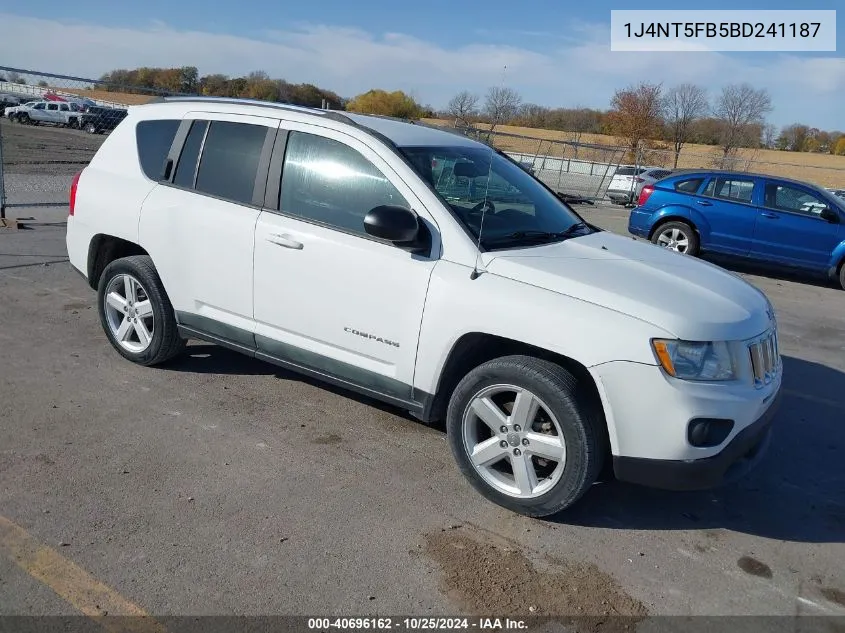 2011 Jeep Compass Limited VIN: 1J4NT5FB5BD241187 Lot: 40696162