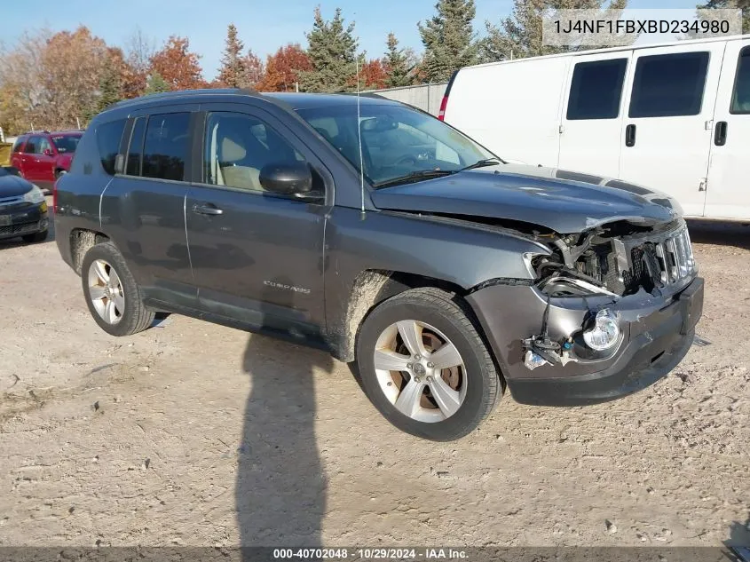 2011 Jeep Compass VIN: 1J4NF1FBXBD234980 Lot: 40702048