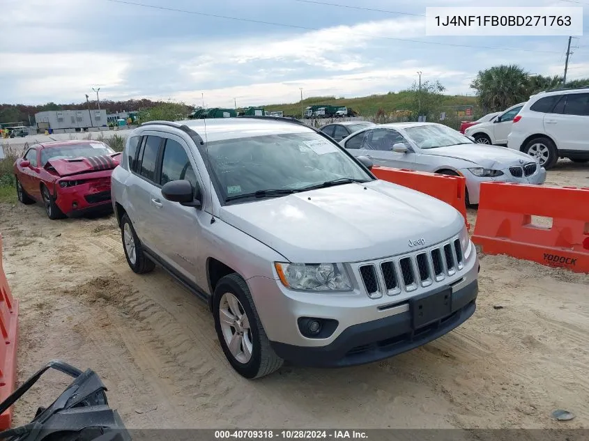 2011 Jeep Compass VIN: 1J4NF1FB0BD271763 Lot: 40709318