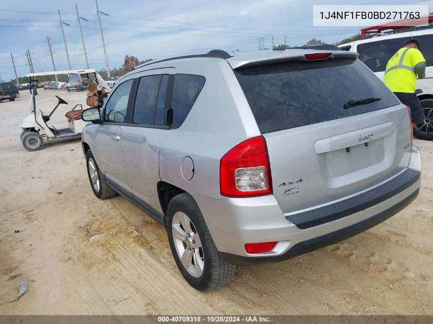 2011 Jeep Compass VIN: 1J4NF1FB0BD271763 Lot: 40709318