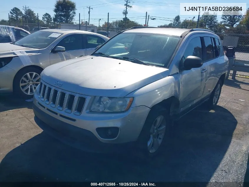 2011 Jeep Compass VIN: 1J4NT1FA5BD236684 Lot: 40712585