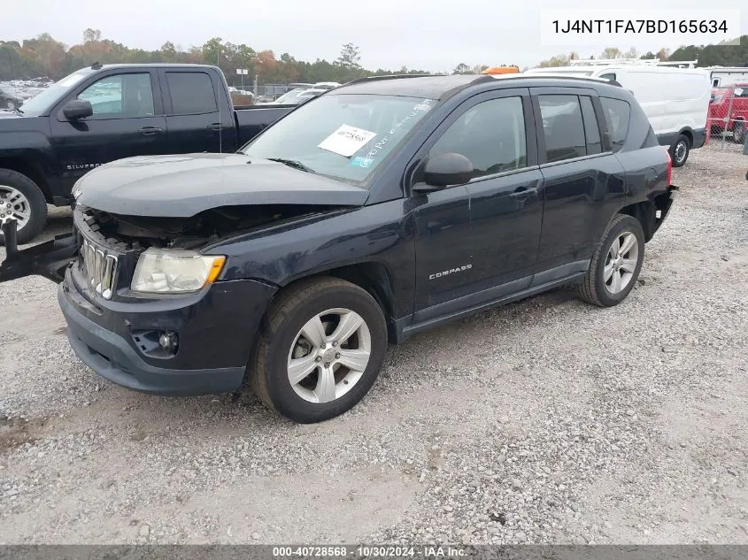 1J4NT1FA7BD165634 2011 Jeep Compass