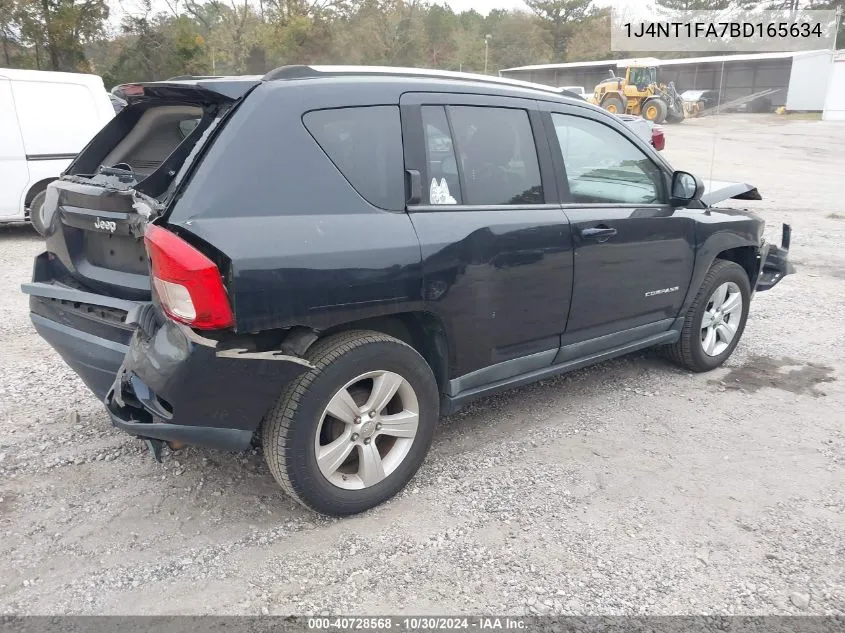 1J4NT1FA7BD165634 2011 Jeep Compass