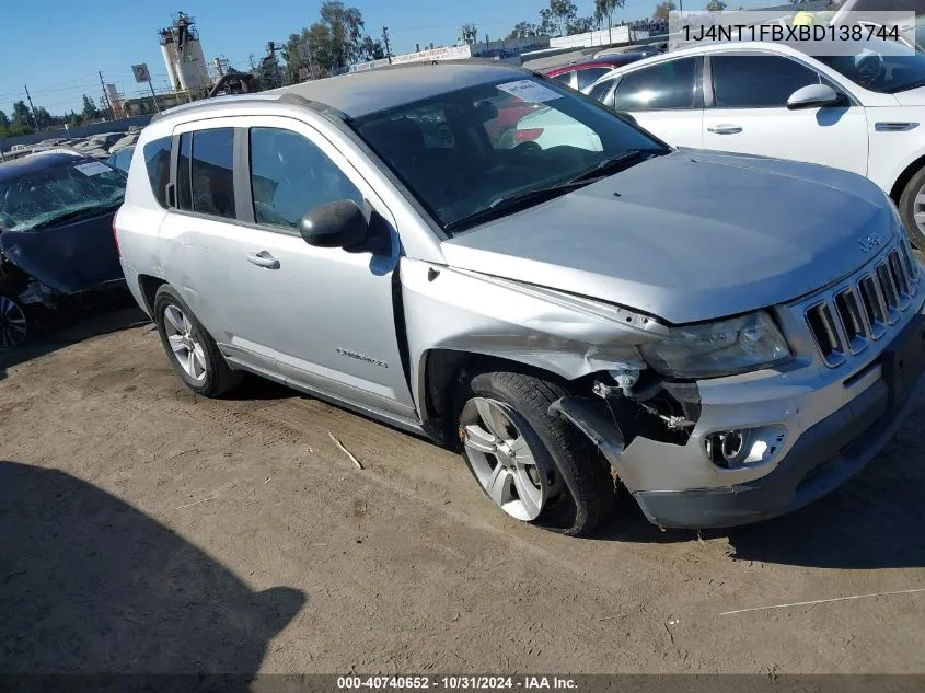 2011 Jeep Compass VIN: 1J4NT1FBXBD138744 Lot: 40740652