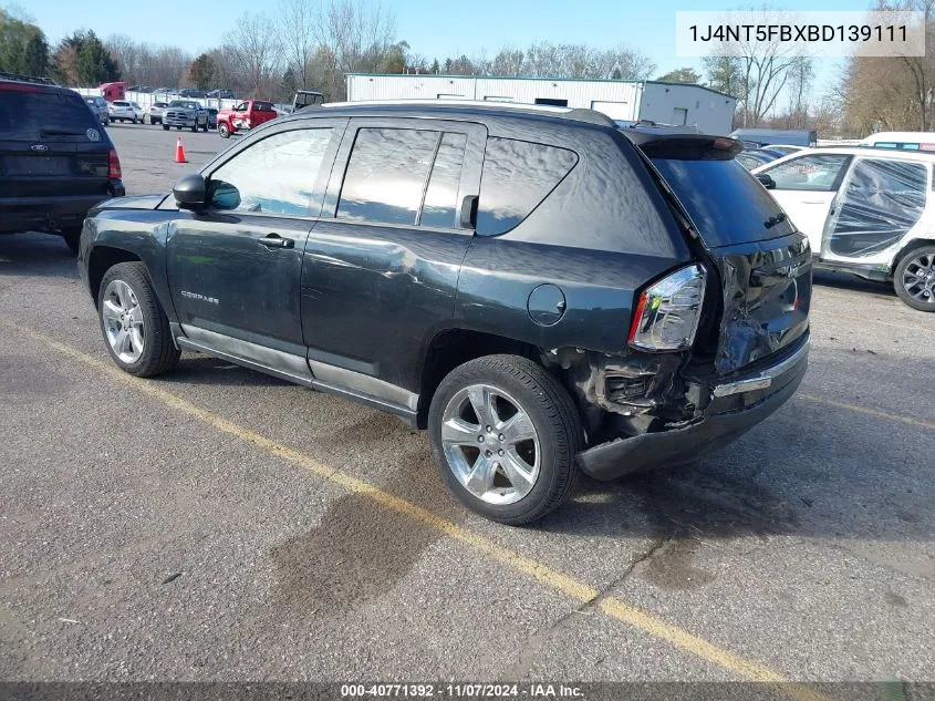 2011 Jeep Compass Limited VIN: 1J4NT5FBXBD139111 Lot: 40771392