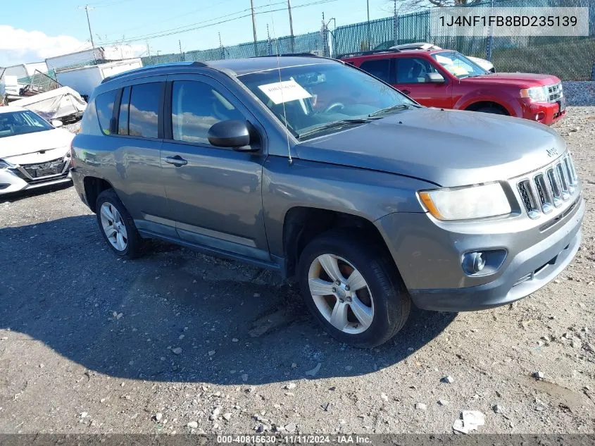 2011 Jeep Compass Sport VIN: 1J4NF1FB8BD235139 Lot: 40815630