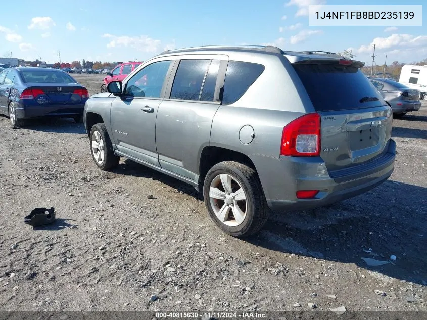 2011 Jeep Compass Sport VIN: 1J4NF1FB8BD235139 Lot: 40815630