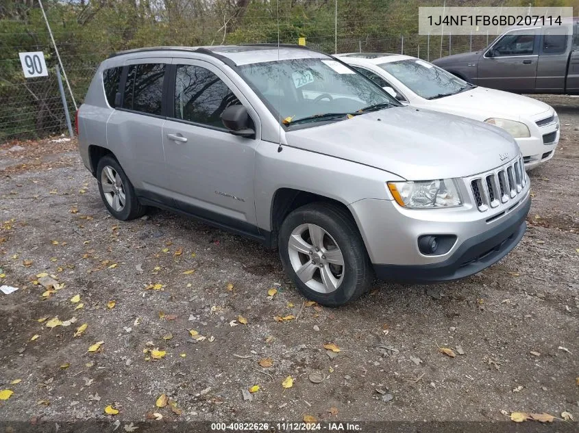 1J4NF1FB6BD207114 2011 Jeep Compass Sport