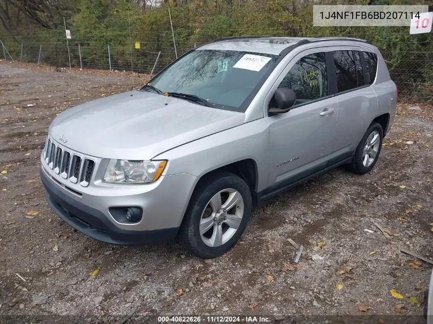 1J4NF1FB6BD207114 2011 Jeep Compass Sport