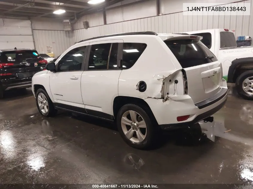 1J4NT1FA8BD138443 2011 Jeep Compass