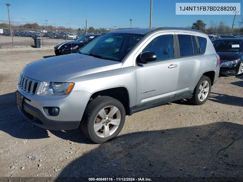 1J4NT1FB7BD288200 2011 Jeep Compass