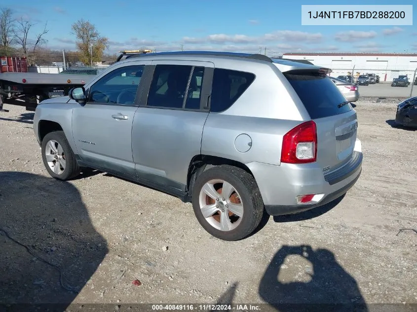 1J4NT1FB7BD288200 2011 Jeep Compass