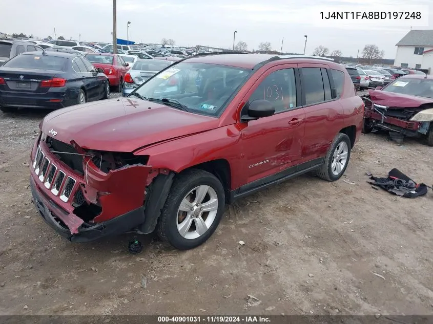 2011 Jeep Compass VIN: 1J4NT1FA8BD197248 Lot: 40901031