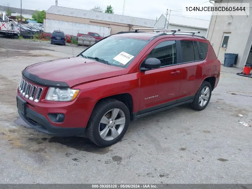 1C4NJCEB8CD605444 2012 Jeep Compass Latitude