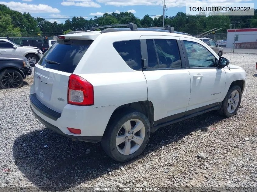 1C4NJDEB4CD622022 2012 Jeep Compass Latitude