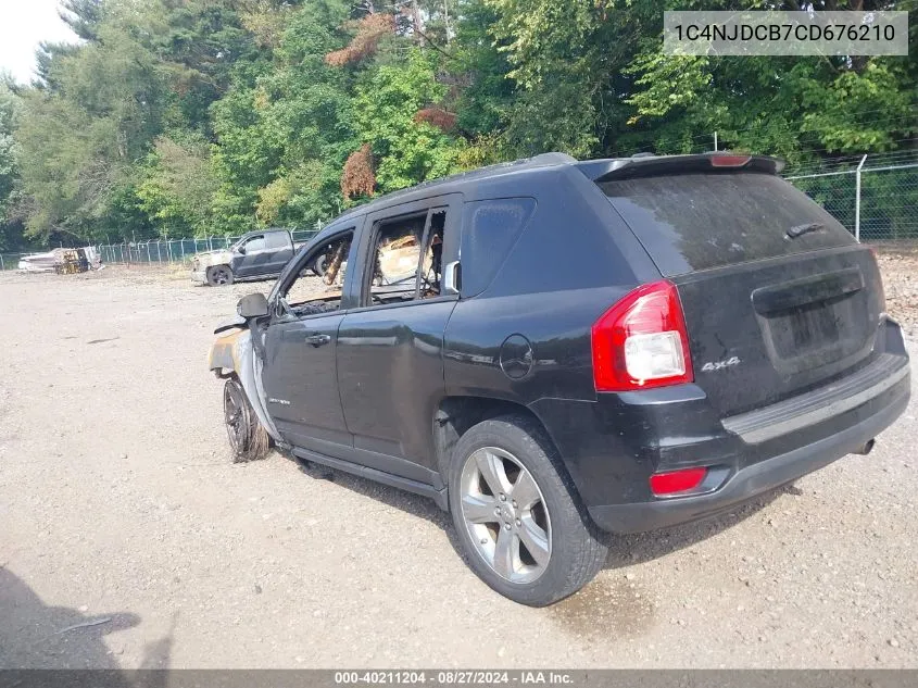 2012 Jeep Compass Limited VIN: 1C4NJDCB7CD676210 Lot: 40211204